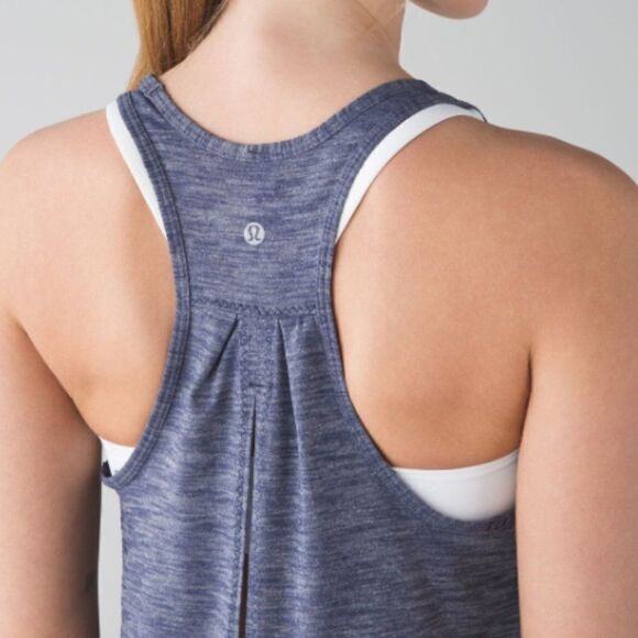 Lululemon Salute the Sun Heathered Cadet Blue 6 - Picture 3 of 9